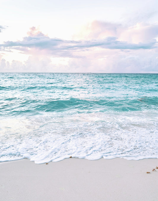 Soft Coastal Beach Print Set – Neutral Ocean Wall Art