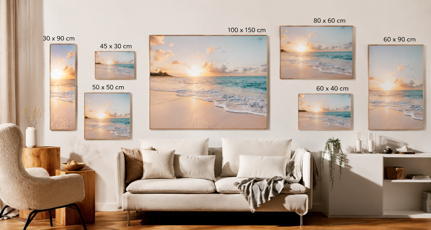 Soft Coastal Beach Print Set – Neutral Ocean Wall Art