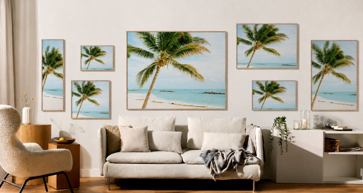 Soft Coastal Beach Print Set – Neutral Ocean Wall Art
